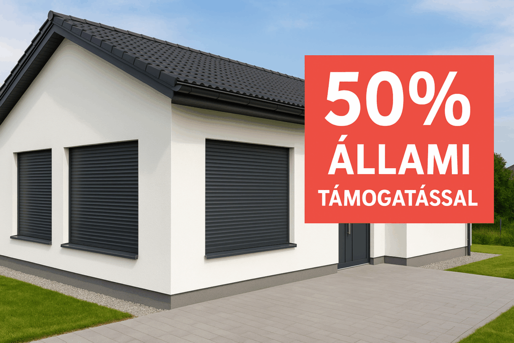 Redőny szerelés Állami támogatás igénybevételével Szekszárd és környező településein